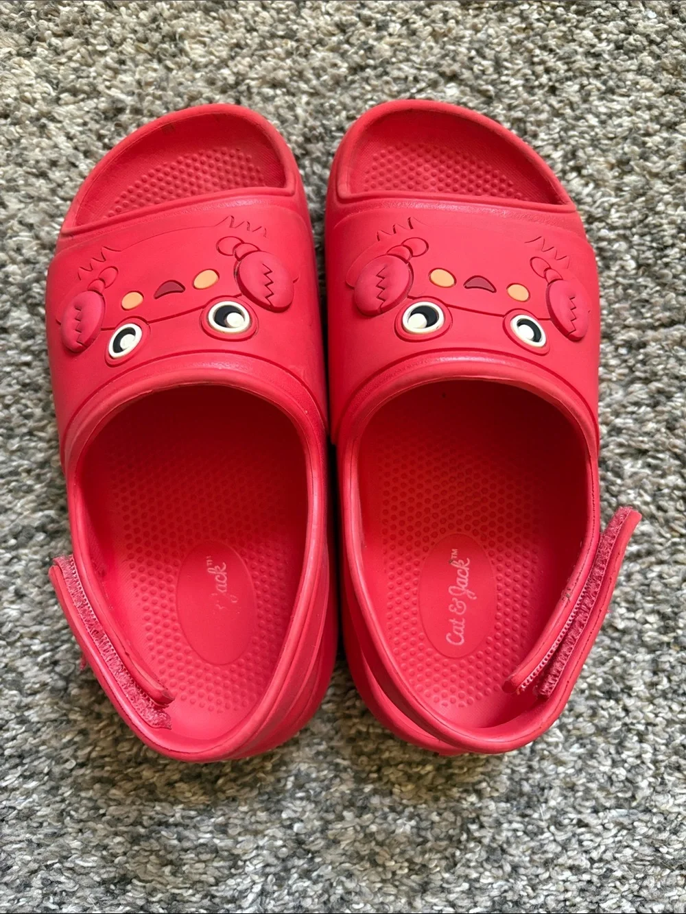 Kids Red Crab Sandals